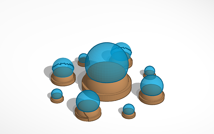 3D design Empty Snow Globes | Tinkercad