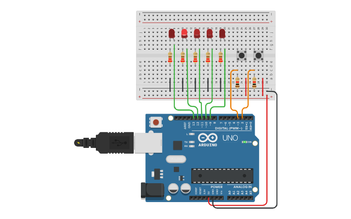 Circuit design Test 20 | Tinkercad