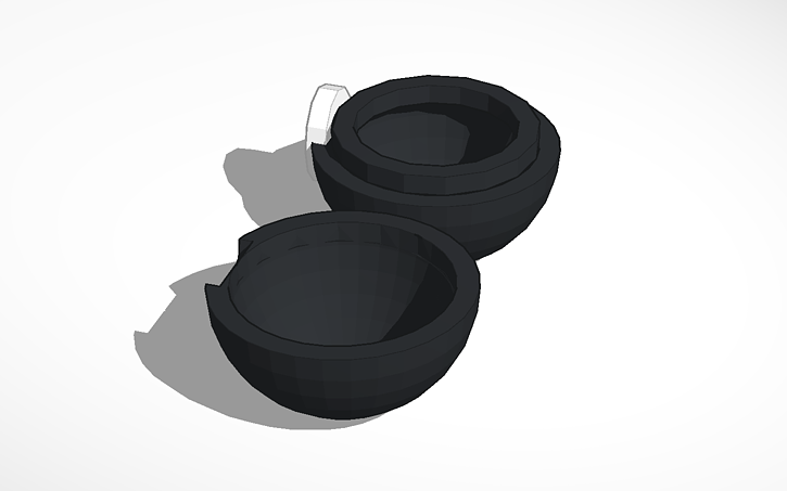 3D design 8 Ball Container - Tinkercad