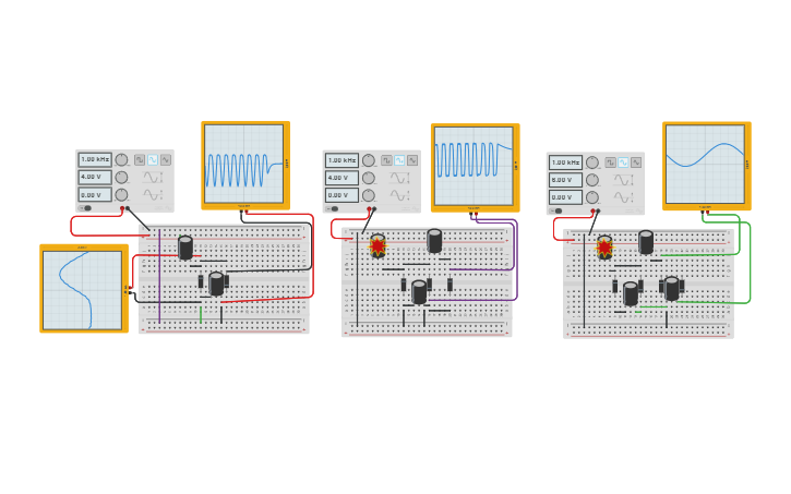 Circuit design Voltage Multiplier - Tinkercad