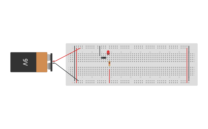 Circuit design Primera practica diodos - Tinkercad