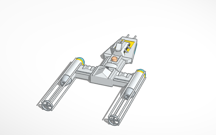 3D design Y-Wing | Tinkercad
