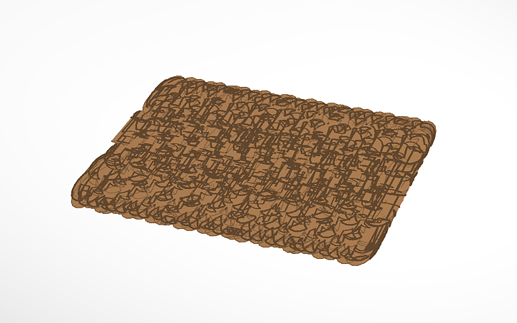 3D design Custom Fabric - Tinkercad