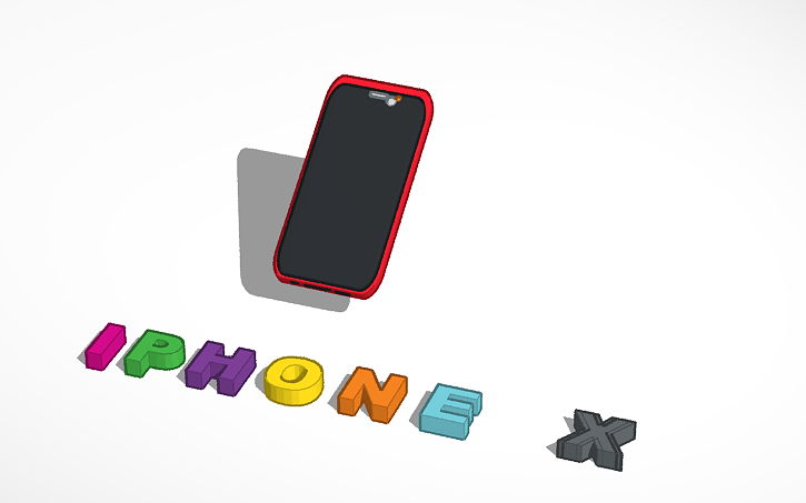 3D design iphone x | Tinkercad