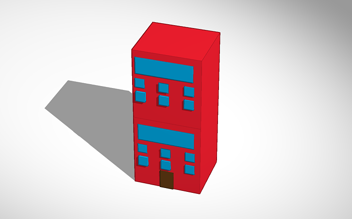 3D design apartment building | Tinkercad