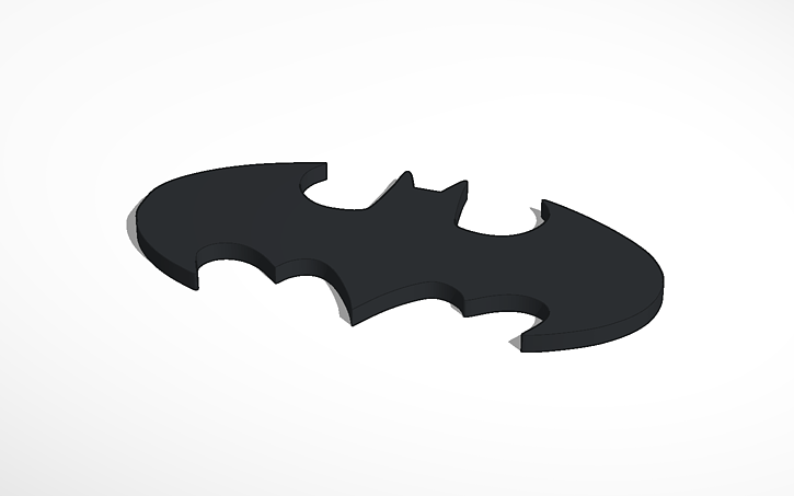 Batman Logo Tinkercad