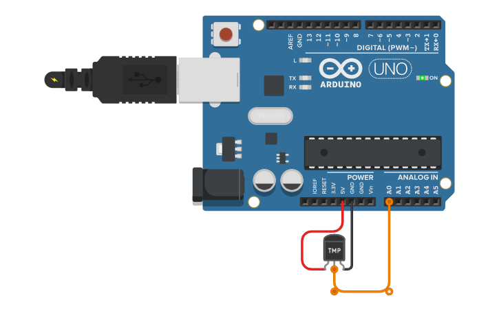 Circuit design nick arduino temp | Tinkercad