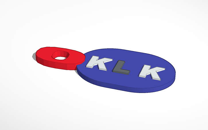 Klk Key Chain Tinkercad