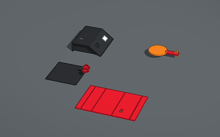 3D design Weight Machine - Tinkercad