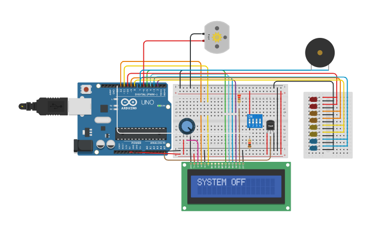 Circuit design TERMOSTATO DE CLIMAS EXTREMOS - Tinkercad