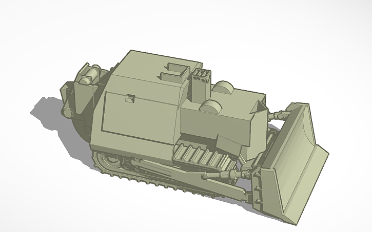 3D design KillDozer - Tinkercad
