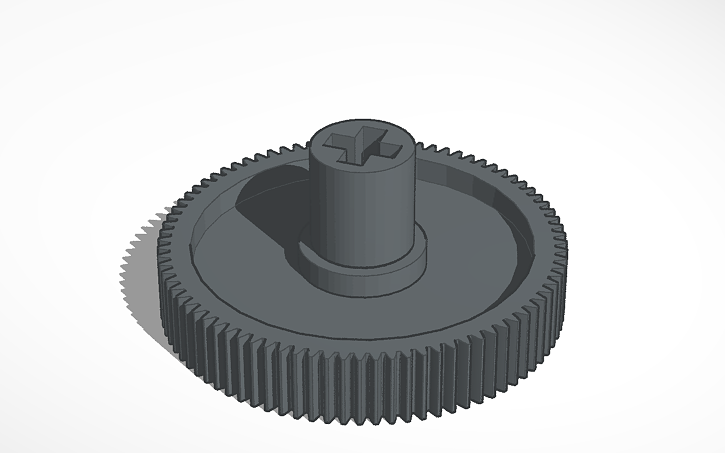 3D design ingranaggio denoto | Tinkercad