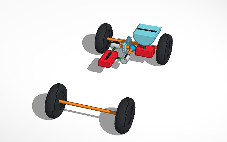 3D design modelisation structure hybride - Tinkercad