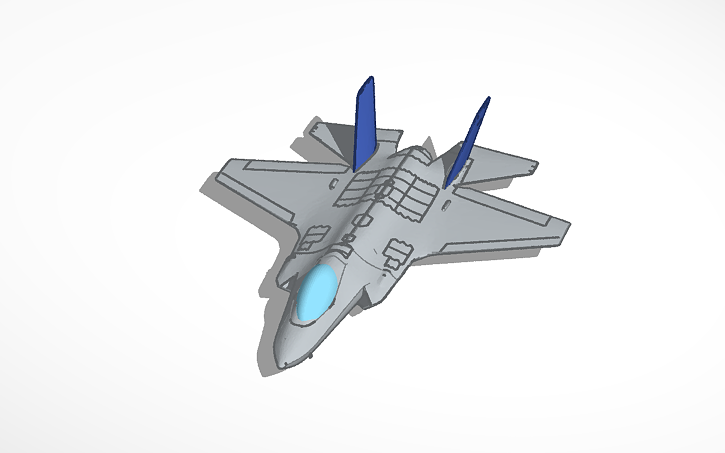 3D design Lockheed Martin F-35 Lightning | Tinkercad