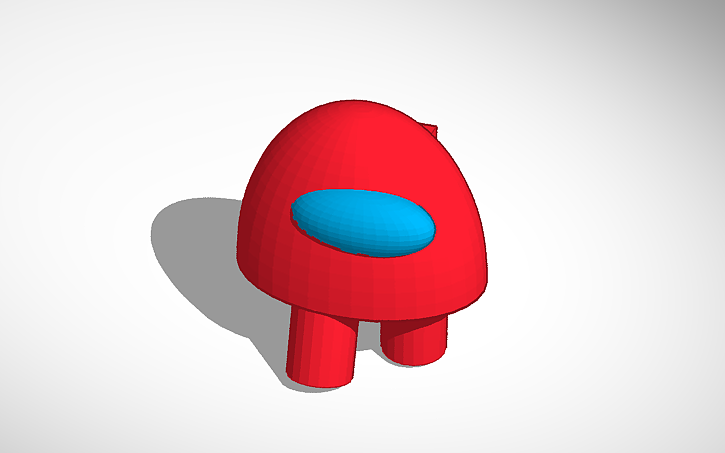 3D design Among us - Tinkercad