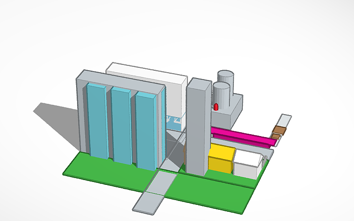 3D design My super city!!!!!!!!!! | Tinkercad
