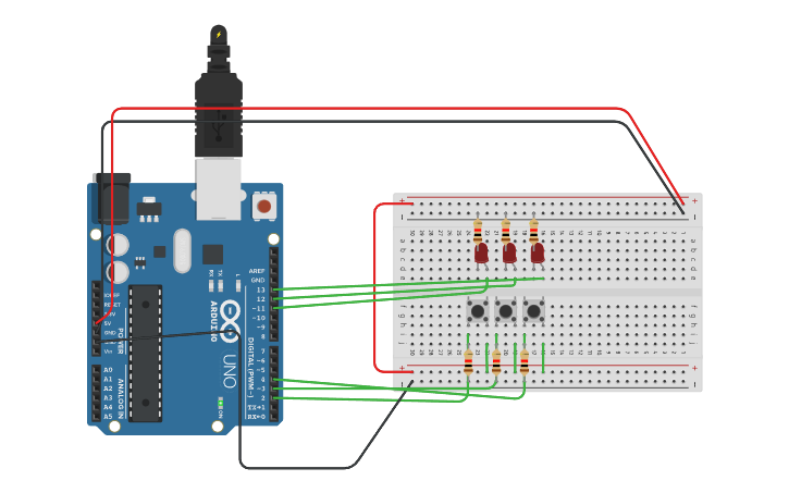 Circuit design keyless entry board - Tinkercad