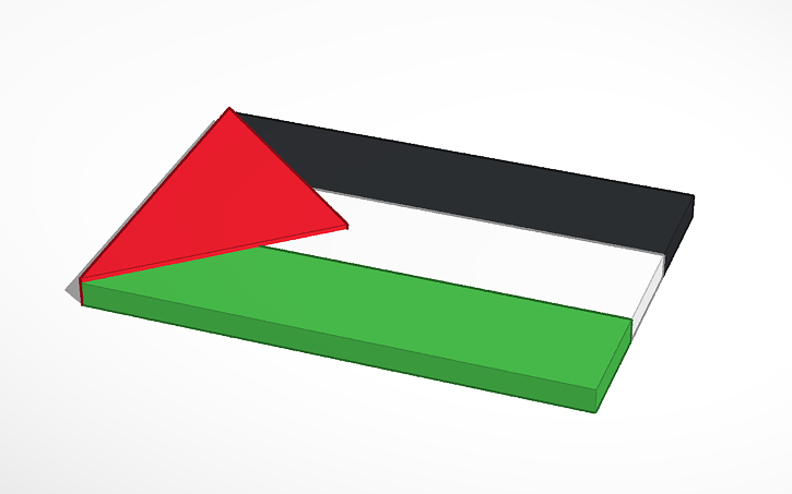 Palestine Flag Tinkercad