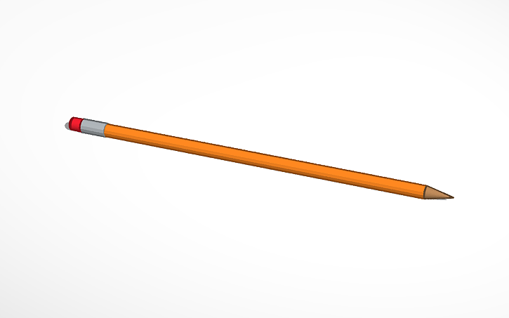3D design pencil - Tinkercad