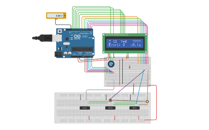 Circuit design E2.2.2b | Tinkercad
