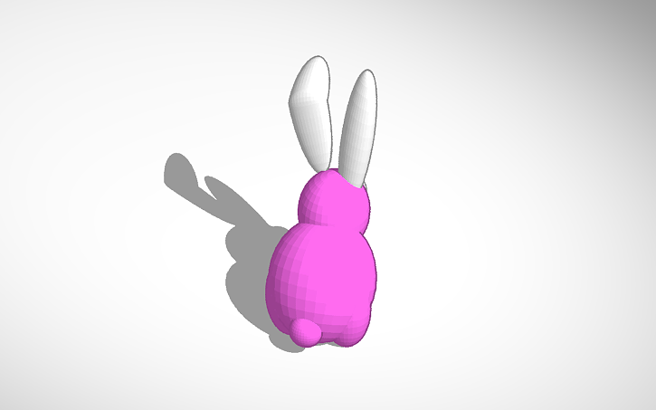 3D design Fluffy Bunny 3DPrintJam | Tinkercad