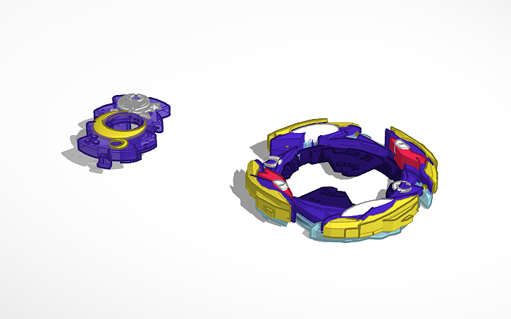 3D design Copy of Midnight Lunala (Beyblade Burst Sparking) - Tinkercad