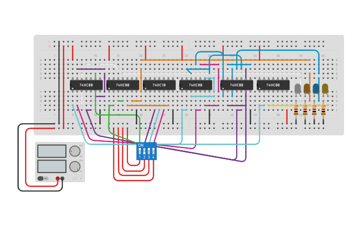 Circuit design Lab 9 Task 1 - Tinkercad