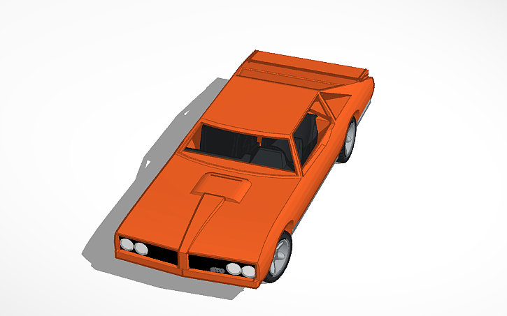 3D design 1969 Pontiac GTO | Tinkercad