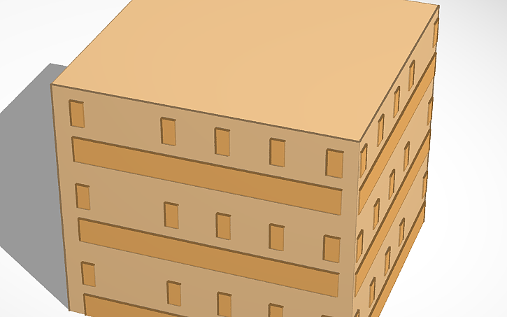3D design MINECRAFT Birch Wood Block - Tinkercad