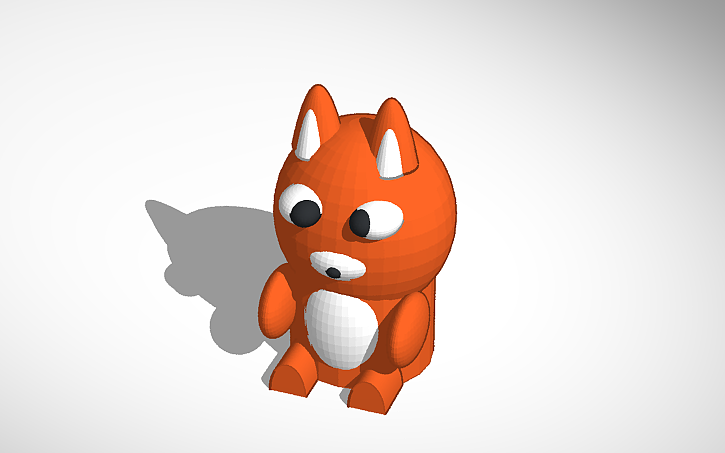 3D design 3D Red Panda | Tinkercad