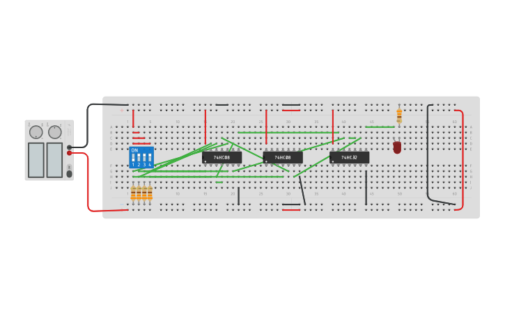 Circuit design Diseño en protoboard ejercicio 1 lab 3 laboratorio ...