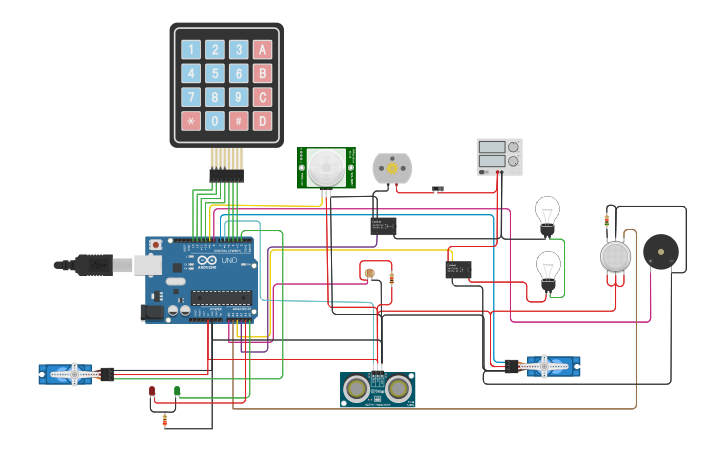 Circuit design Projet elect 429 - Tinkercad