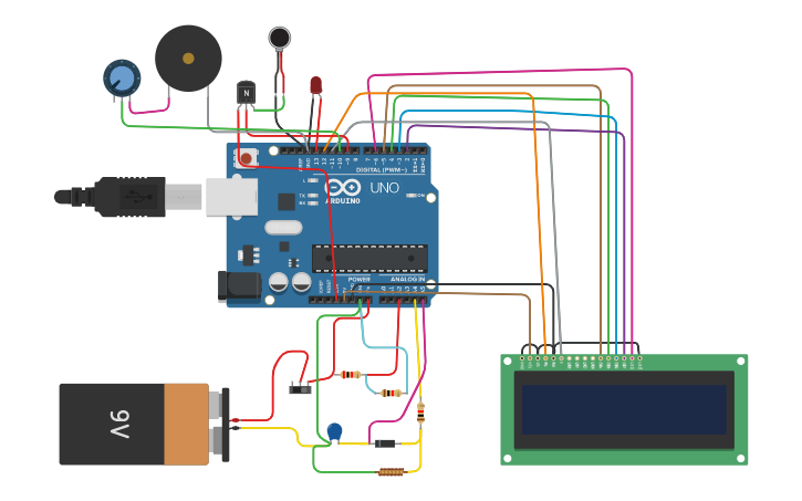 Circuit design RF based metal detector | Tinkercad