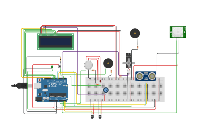 Circuit design IoT - Tinkercad