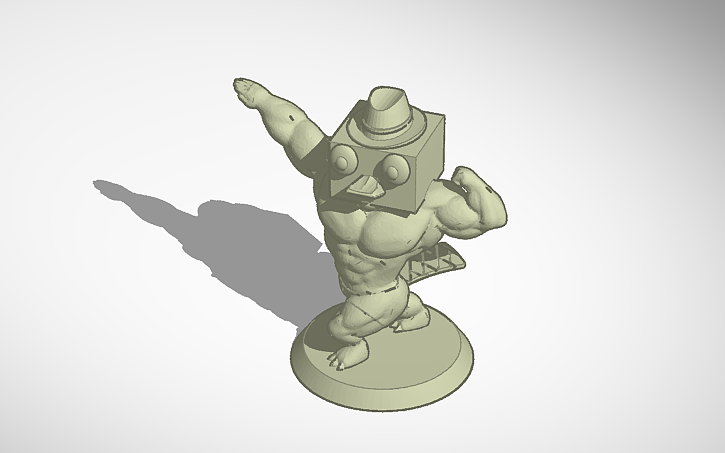 3D design Perry the Buff Platypus - Tinkercad