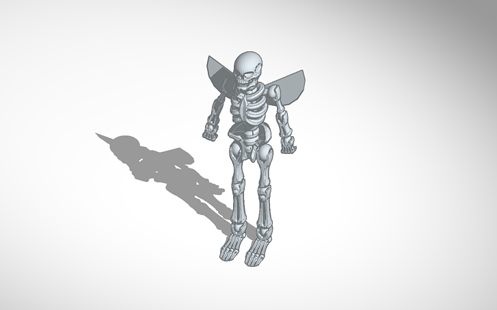 Skeleton Build Inventor 3D design skeleton - Tinkercad