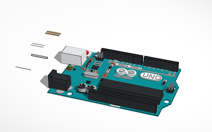 3D design Copy of arduino uno r3 - Tinkercad