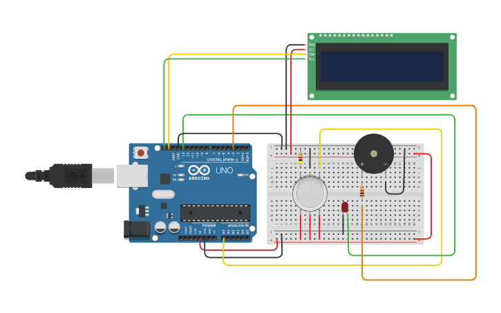 Circuit design Air Purifier - Tinkercad