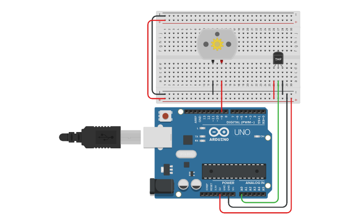 Circuit design Cooler | Tinkercad
