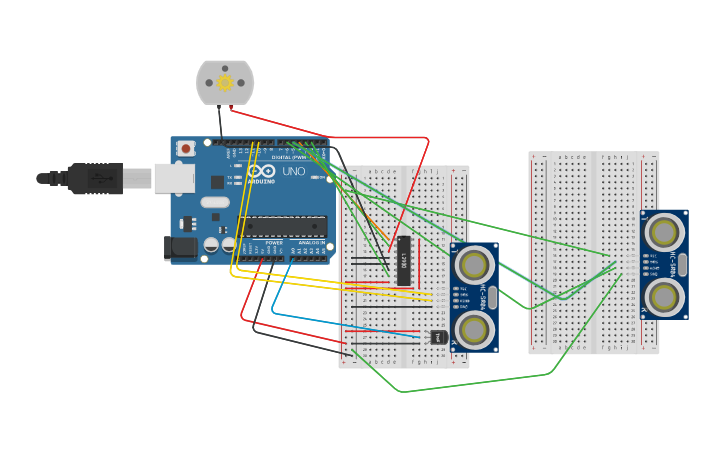 Circuit design AVR-C - Tinkercad