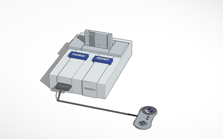 3D design Copy of Nintendo SNES - Tinkercad