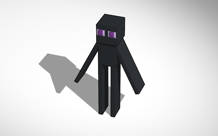 3D design Minecraft Enderman | Tinkercad