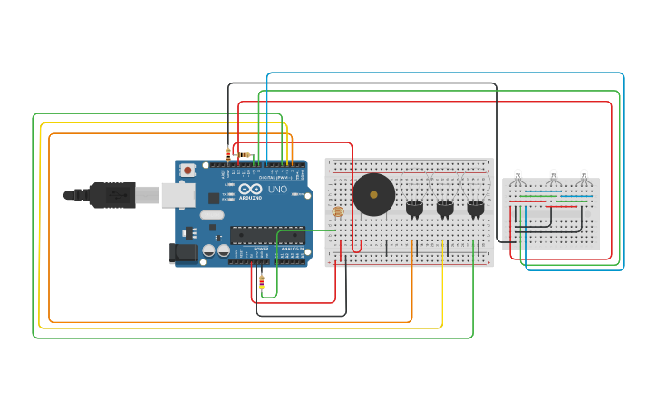 Circuit design Interfacing with light sensor using Arduino | Tinkercad