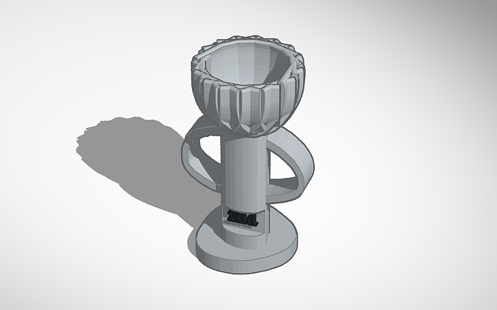 3d Design 2nd Place Scribble Challenge Trophy Tinkercad