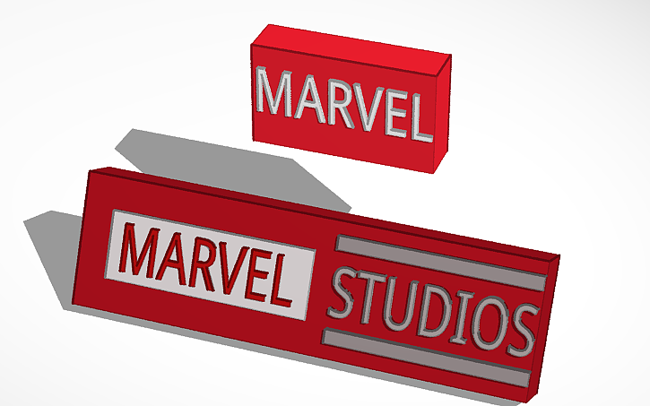 3D design MARVEL - Tinkercad