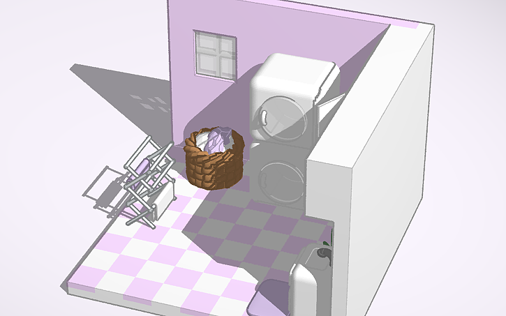 3D design laundry room! - Tinkercad