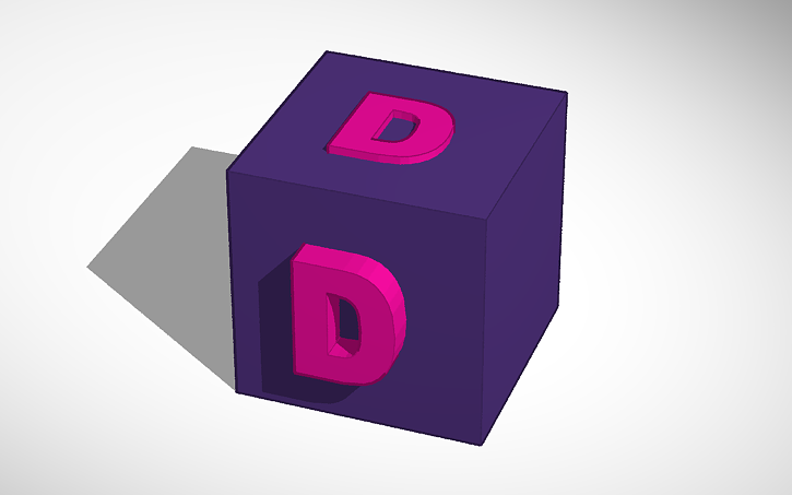 D Cube 3D design cube dd | Tinkercad