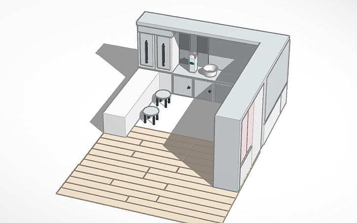 3D design Modern Kitchen (1) - Tinkercad