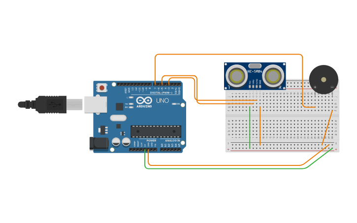 Circuit design Sound Sensor - Tinkercad
