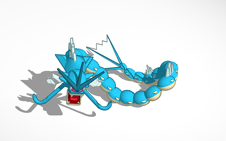 3D design Gyarados (2.5) - Tinkercad